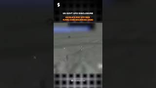 Dark Disc-Shaped UFO Spotted in new released Footage #shorts #alien #ufo