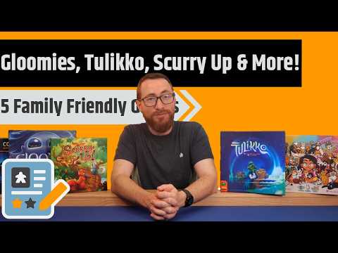 5 Family Friendly Game Reviews - Gloomies, Tulikko, Codenames: Back To Hogwarts & More!