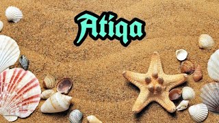 " Atiqa " name cute Whatsapp status....|| Teri dhadkano se hai ||