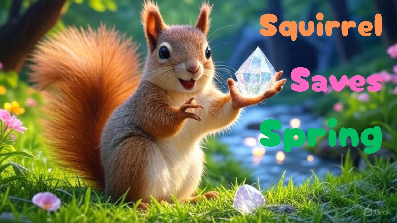 Spring Saves Squirrel Saves Spring - YouTube