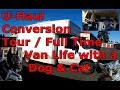 VAN LIFE | U-Haul Box Truck Conversion with a Dog & Cat