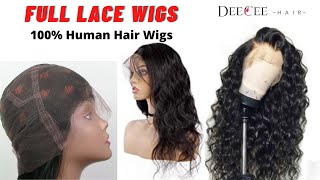 Lace Front Wigs | Wigs For Women | Closure Wigs | Full Lace Wigs | 100% Human Hair Wig | DEECEE HAIR