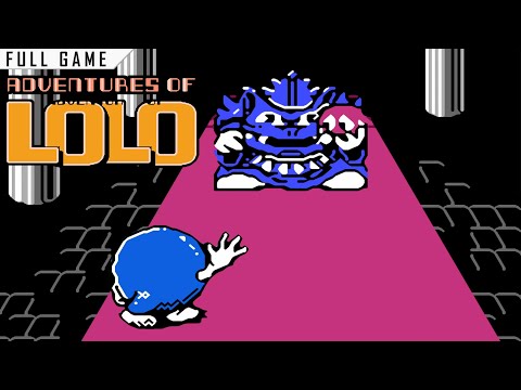 Adventures of Lolo | 8-bit Nintendo | Full Game [Upscaled to 4K using xBRz]