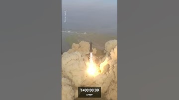 SpaceX’s Starship successfully takes off before bursting into flames #shorts
