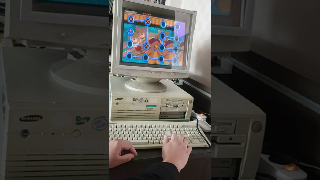 [삼성알라딘 486 컴퓨터]범피의 아케이드 판타지 월드 1 플레이 - YouTube