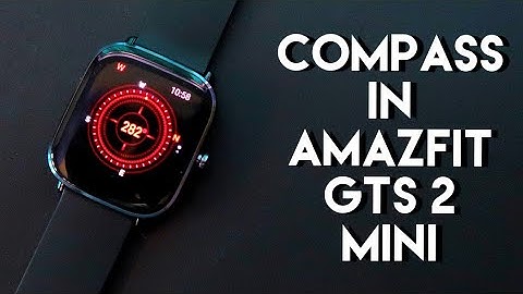 How to measure Altitude and Air Pressure in Amazfit GTS 2 Mini.#compass