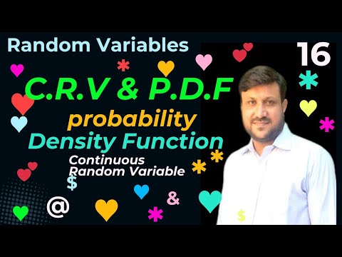 Continuous Random Variable | Probability Density Function | pdf | cdf ...