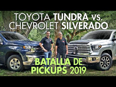 Toyota Tundra vs. Chevrolet Silverado, batalla de pickups 2019!