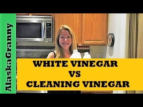 Cleaning Vinegar or White Vinegar What's the Difference