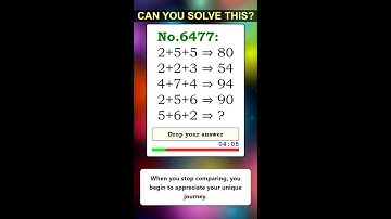 Math Quiz🔴Can You Solve This ? #iqmath #mathchallenge