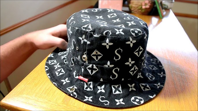 Supreme LV / Monogram Bucket and camp cap set 