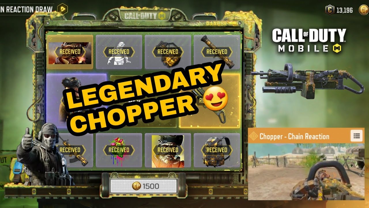 How To Get Legendary Chopper Blueprint In COD Mobile S8