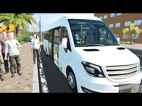 Tourist Bus Simulator - NEW Mercedes Sprinter (W906) Shuttle Bus! 4K