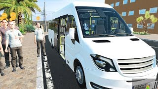 Tourist Bus Simulator  NEW Mercedes Sprinter (W906) Shuttle Bus! 4K