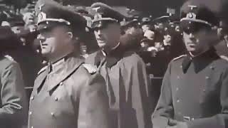 Национал-социалисты на параде в Москве. 1мая 1941 года.