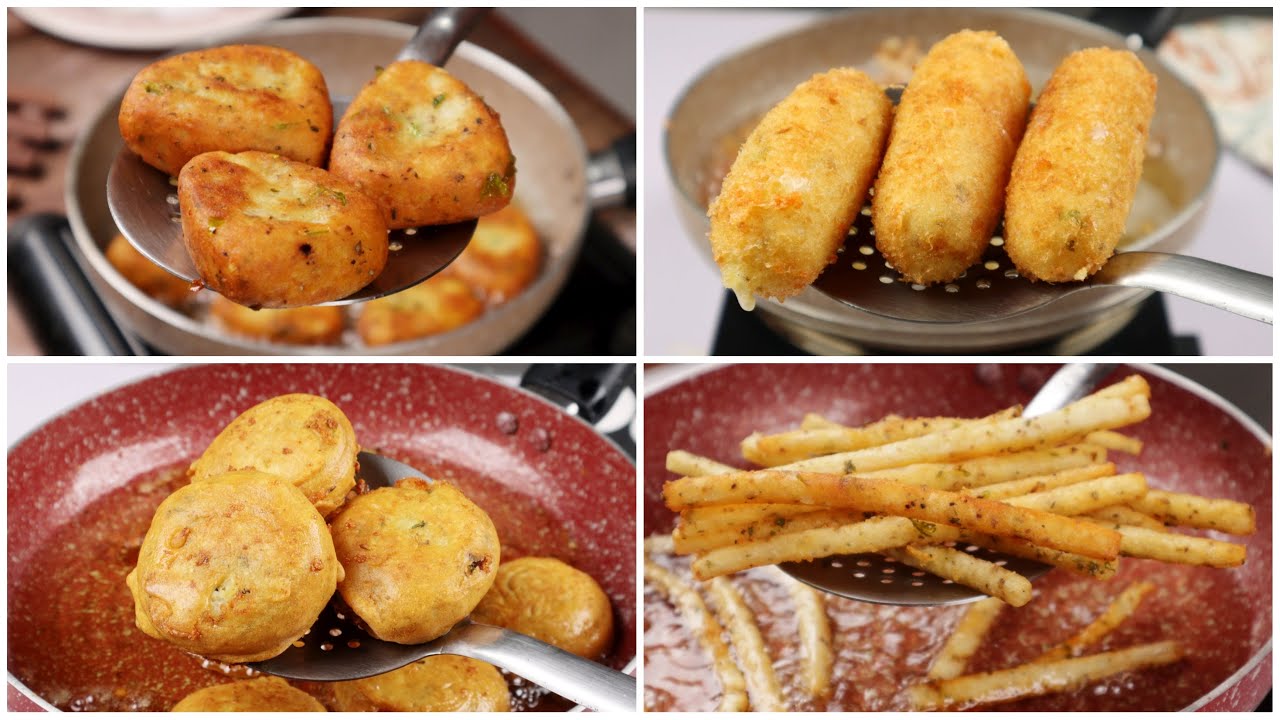 Winter Special 4 Unique Potato Snacks by (YES I CAN COOK)