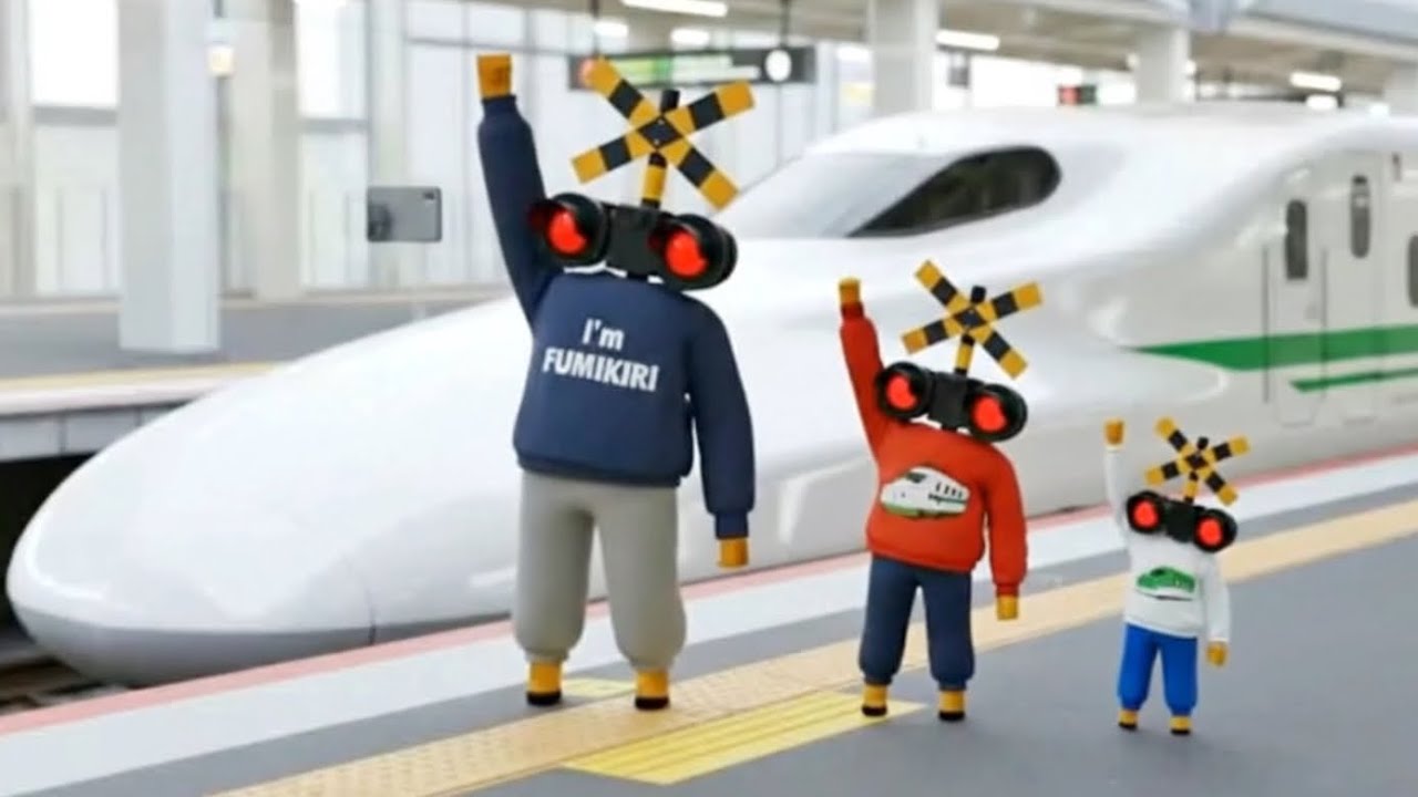 人気の踏切アニメまとめ　踏切　踏切アニメ　カンカン　電車　プラレール　fumikiri railaroadcrossing keretaapi levelcrossing