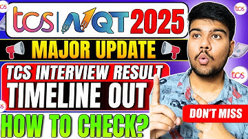 TCS NQT 2025 Results Timeline Released | Don’t Miss This Update!