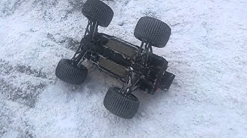 E Revo snow bash 2016 Home made snow track
