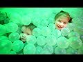 BALL PiT GAMES!! Daredevil Niko & Adley play in our new favorite indoor park (family night routine)