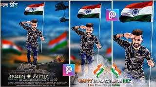 ||PicsArt||Editing.How to Independent Day/Republic Day photo editing tutorial. ||(SAMMY KALAN)||2018 screenshot 4