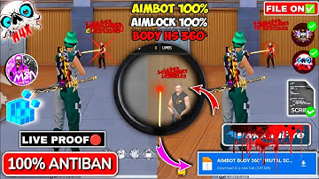 Auto Headshot Config File 🚀🎯 freefire aimbot + aimlock 🎯 | Headshot config file free fire max 🔥