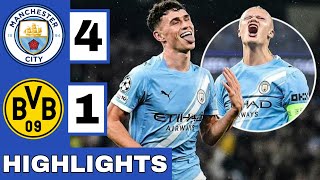 manchester City Vs Borussia Dortmund 41 Extended Highlights  Uefa Chdanions League