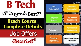 What Is Btechbtech Course Complete Details In Teluguwhich Branch Is Best In Btechjob Offerscse