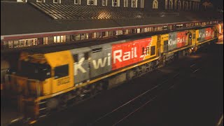 KiwiRail Trains As Autumn Comes To An End 4K