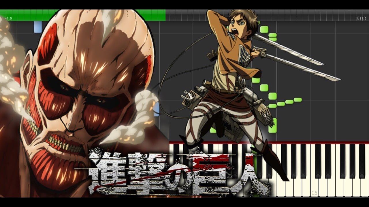 進撃の巨人2期op 心臓を捧げよ ピアノアレンジ 楽譜配布 Linked Horizon Attack On Titan Season 2 Op Piano Arranged Youtube