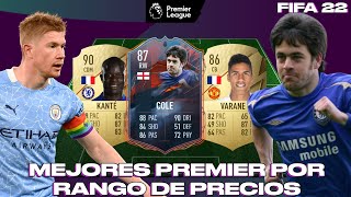 ?MEJORES JUGADORES DE LA PREMIER POR RANGO DE PRECIOS/FIFA 22