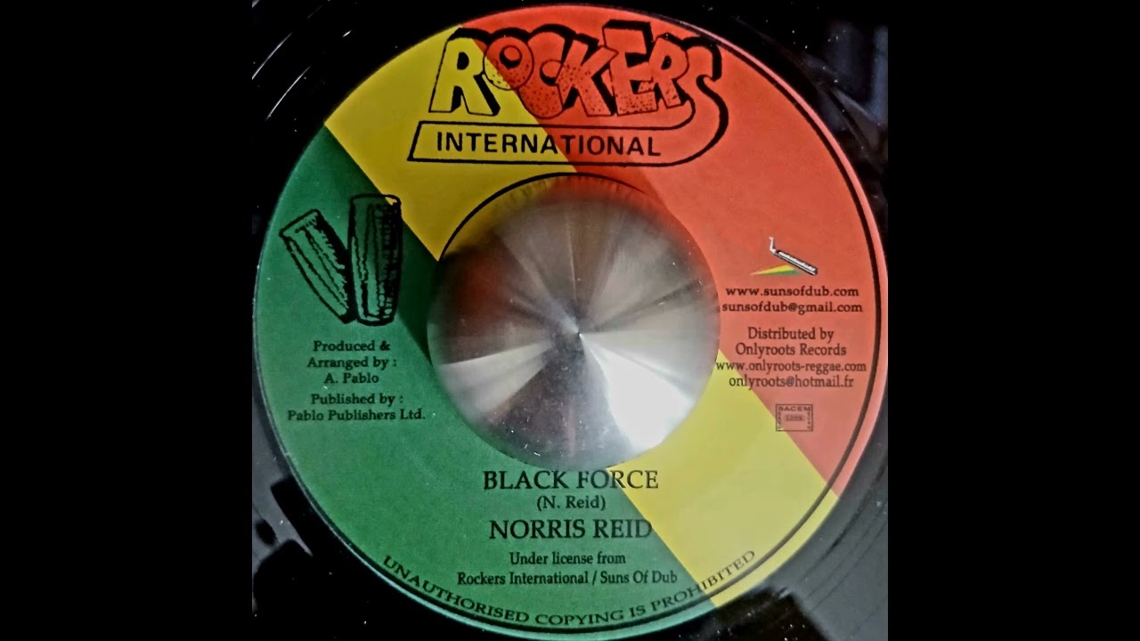 Norris Reid / Black Force (Rockers) レゲエ NORRIS REID - Black Force / ROCKERS ALL STARS - Straight A Yard