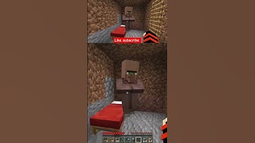 I Made 15 Secret Bases to Hide from Villager in Minecraft! #minecraft #gamechanger04 #minecraftshort