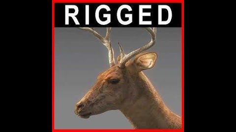 Rigged Deer 3D model from CGTrader.com