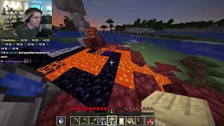 xQc Plays MINECRAFT with Jesse! (Part 1)