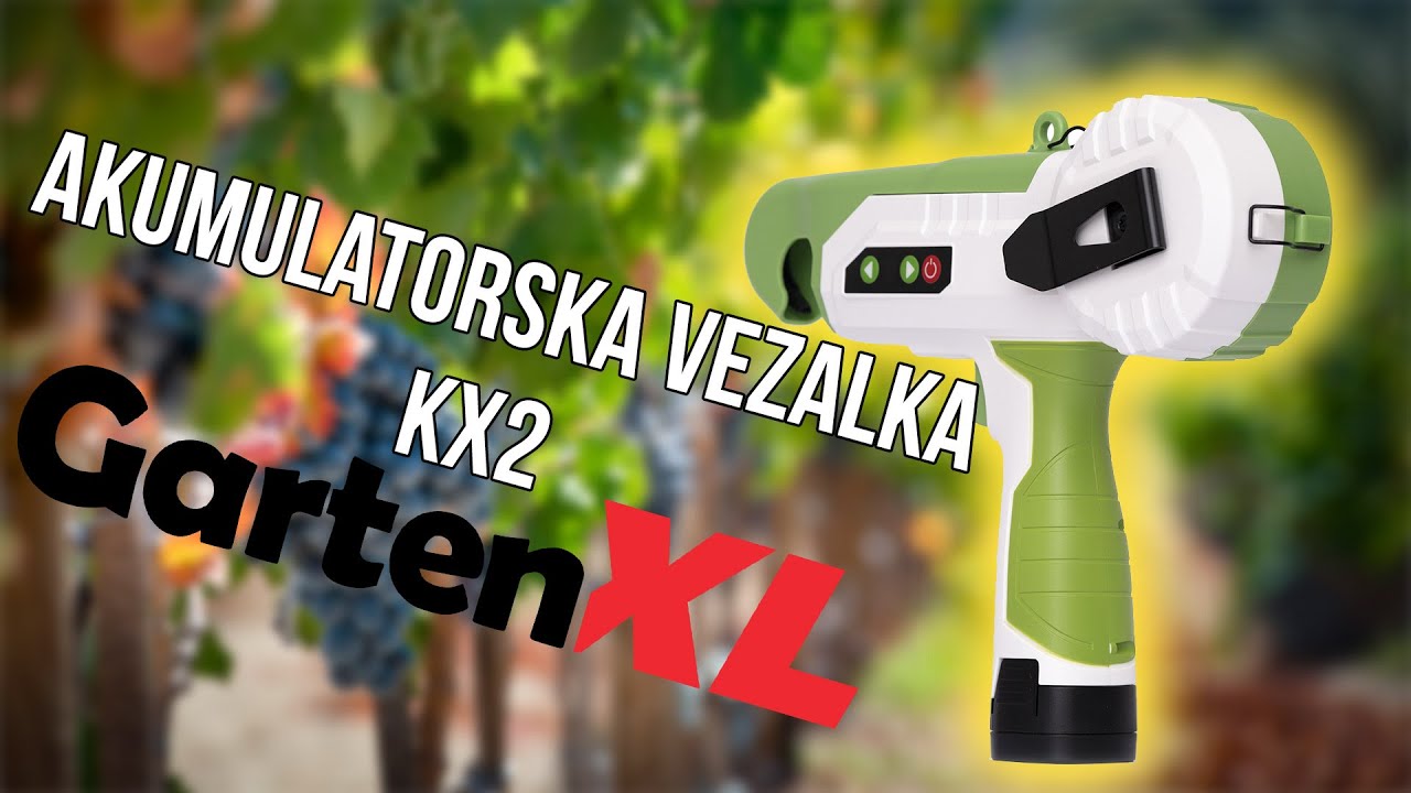 🔥 Akumulatorski vezalnik KX2 UNBOXING - GartenXL - YouTube