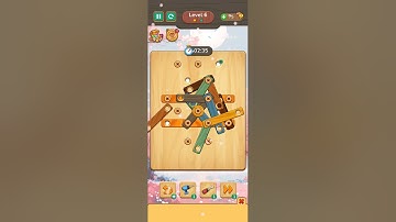 Nuts & bolts woody puzzle level - 6 #games