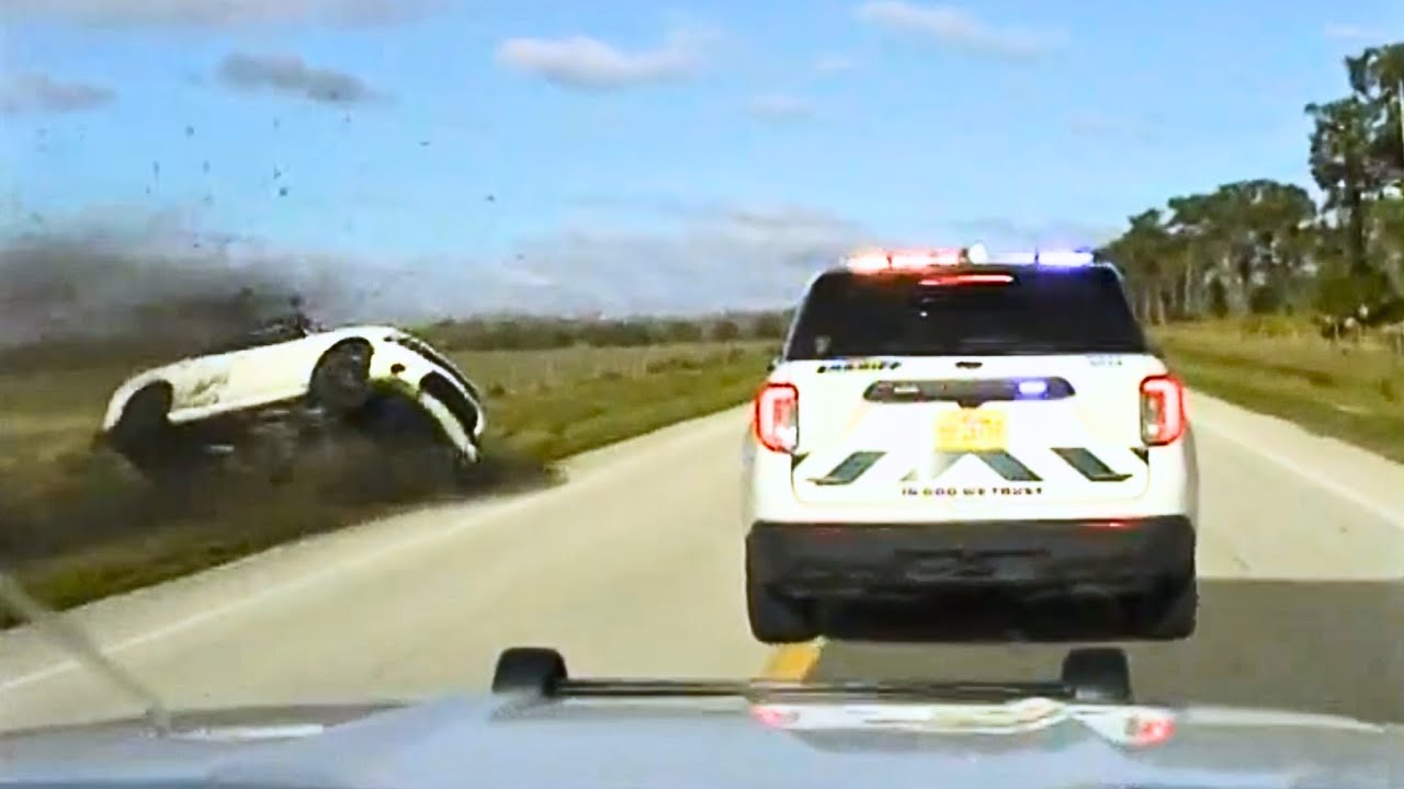 Wild Police Chase in Highlands County, Florida - YouTube