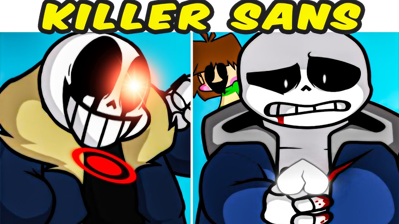 FNF VS Killer Sans FULL WEEK (Undertale) | FNF MOD/Creepypasta/Scary ...