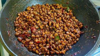 വൻപയർ കുത്തികാച്ചിയത് / payar mezhukkupuratti / Red cow peas