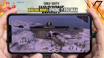 iPhone 11 Pro Max Call of Duty Warzone Gaming test  | Apple A13 Bionic