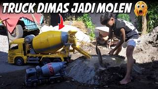 MUATAN ADUKAN COR SEMEN TRUK DIMAS!!😱😱 TRUK MANA PALING BERAT TARIKANYA??🤔