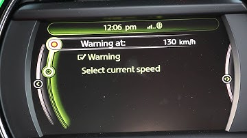 MINI Oakville - "How To" Speed Warning