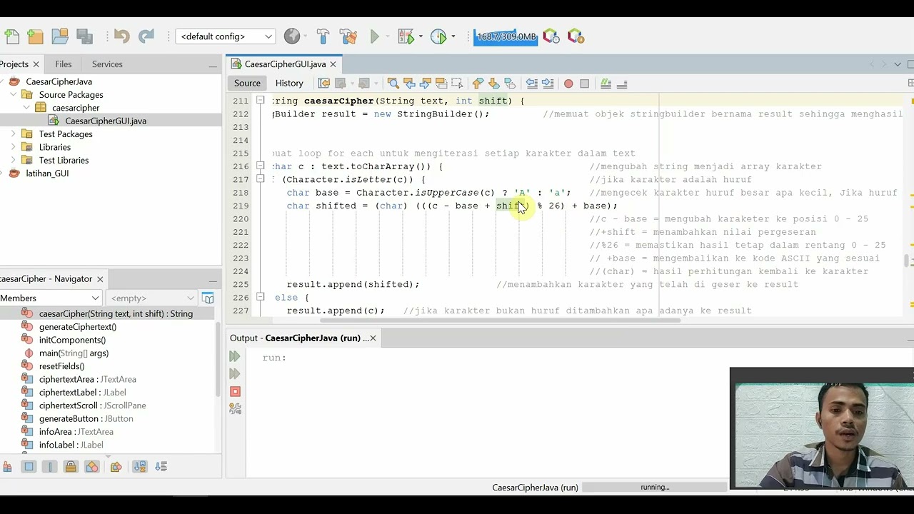 UTS Pemrograman Java Caesar Cipher