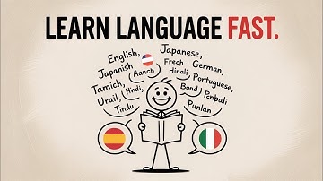 Learn ANY Language FAST for Life | 3 Steps to Become Fluent#psychology 