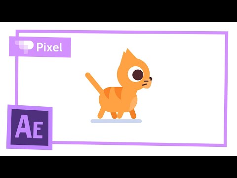 Анимируем походку кота в After Effects | уроки для новичков