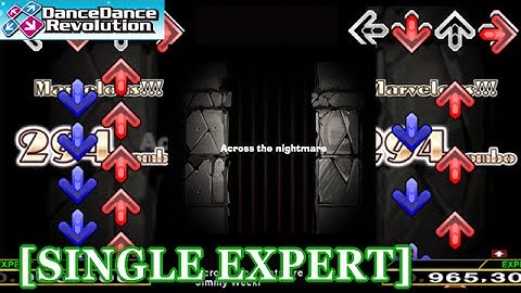 【DDR】 Across the Nightmare [SINGLE EXPERT] 譜面確認+クラップ