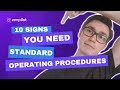 10 Signs You Need SOPs (Standard Operating Procedures)