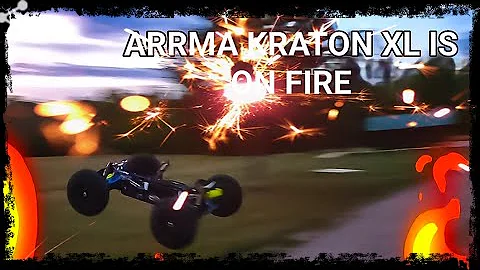 kraton XL is on FIRE  full M2C RACING and Vitavon BUILD