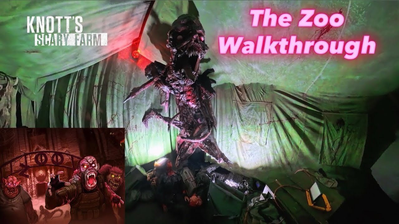 The Zoo Full Walkthrough At Knott’s Scary Farm 2025 YouTube